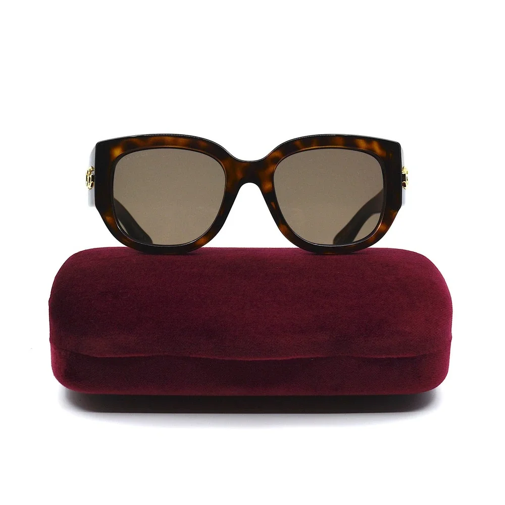 NEW GUCCI GG1599SA 002 HAVANA BROWN AUTHENTIC SUNGLASSES - Picture 7 of 14